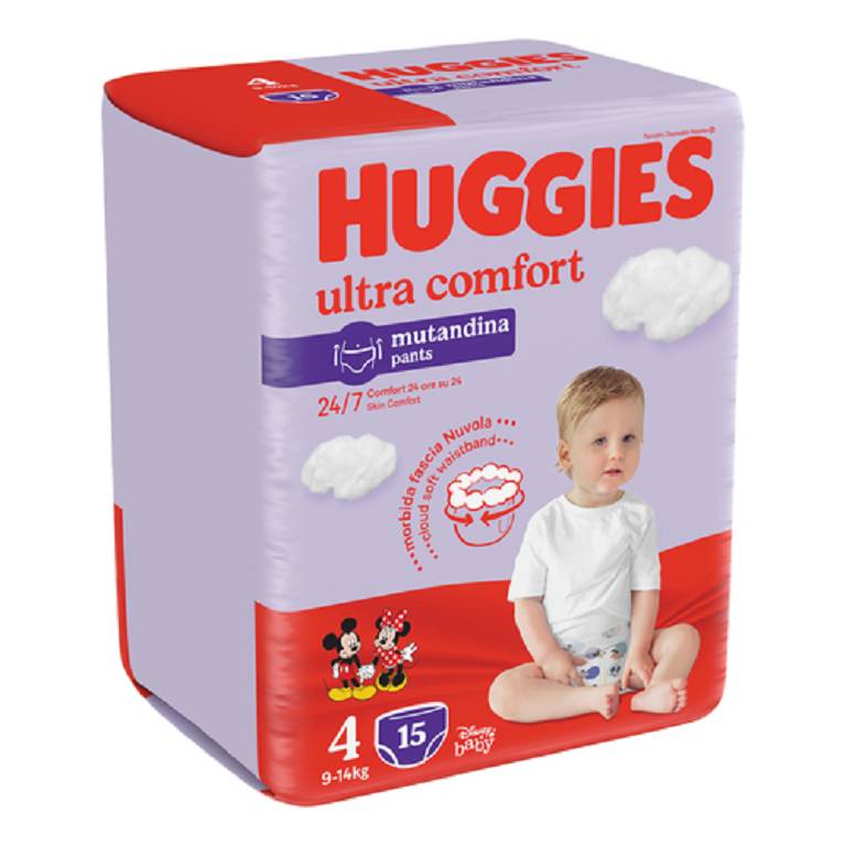 HUGGIES DIAPER PANT BASE 4 15P