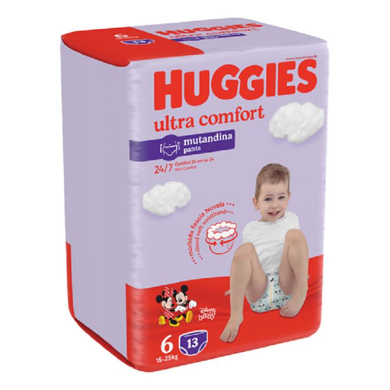 HUGGIES DIAPER PANT BASE 6 13P