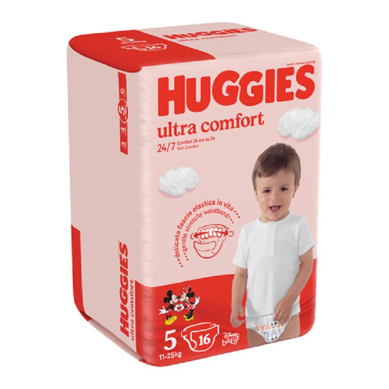 HUGGIES ULTRA COMFORT BAS5 16P