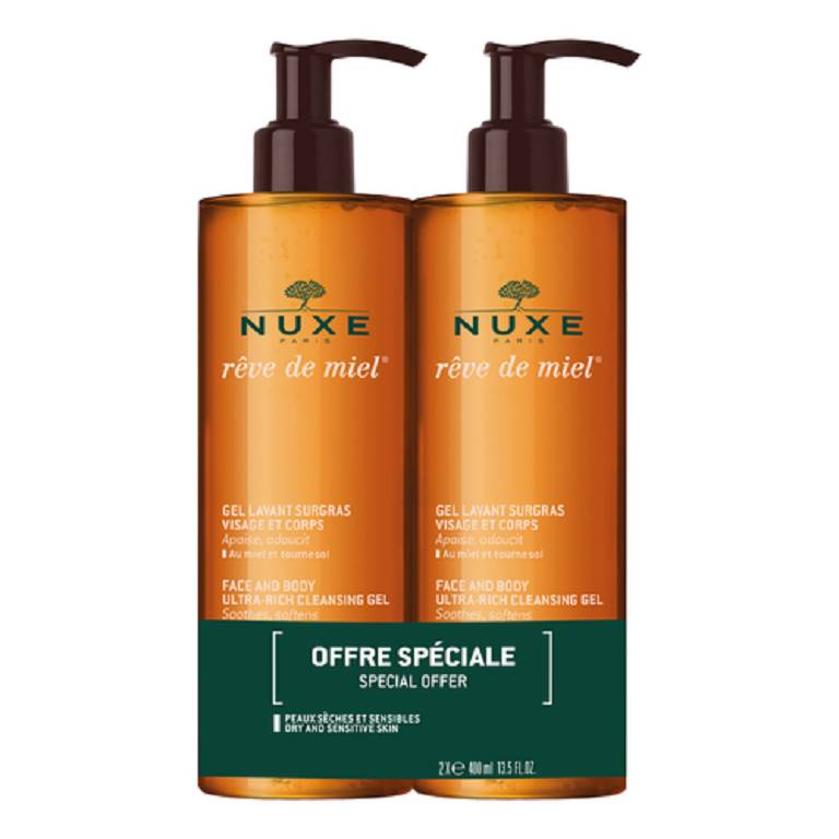 NUXE REVE MIEL DUO GEL DET V/C