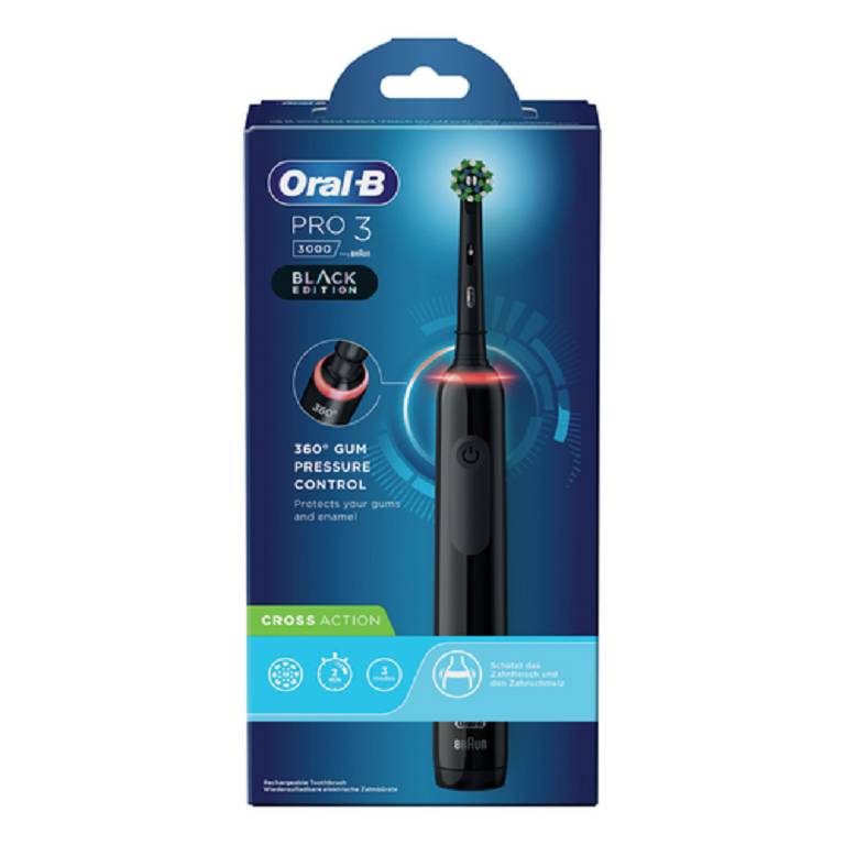 ORALB PRO3 BLACK CROSSACTION