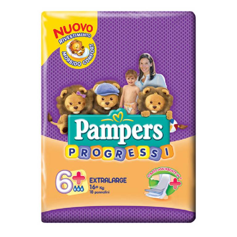 PAMPERS PROGRESSI PLAYTIM XL18