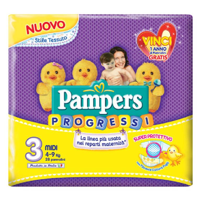 PAMPERS PROGRESSI SENS MIDI28P