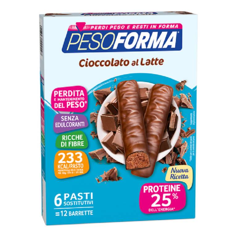 PESOFORMA BARR CIOCC LATTE 12P