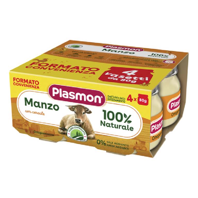 PLASMON OMOG MANZO 4X80G