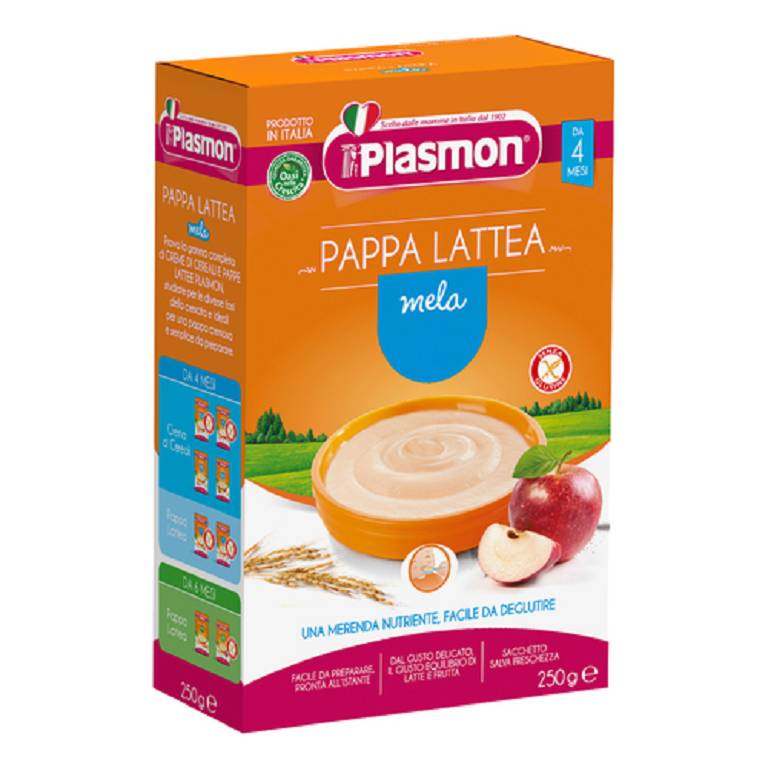 PLASMON PAPPA LATTEA MELA 250G